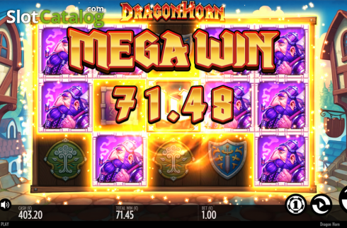 Mega Win. Dragon Horn slot