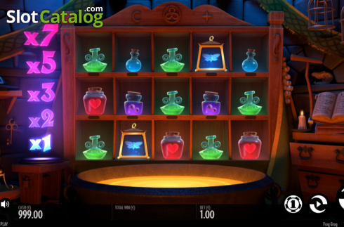 リール1. Frog Grog (フロッグ・グロッグ) カジノスロット