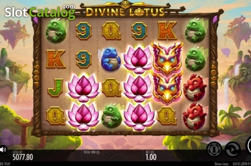Win Screen 2. Divine Lotus slot