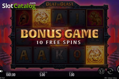 Bildschirm6. Beat the Beast Cerberus Inferno slot