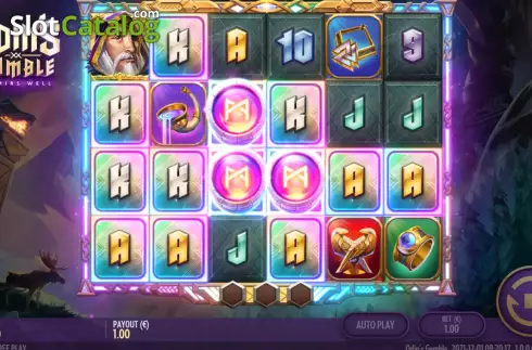 Bildschirm6. Odin's Gamble slot
