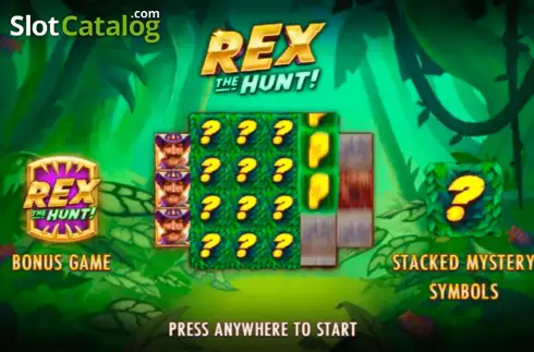 Start Screen. Rex The Hunt slot