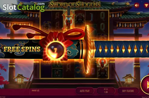 Free Spins 1. Sword of Shoguns slot