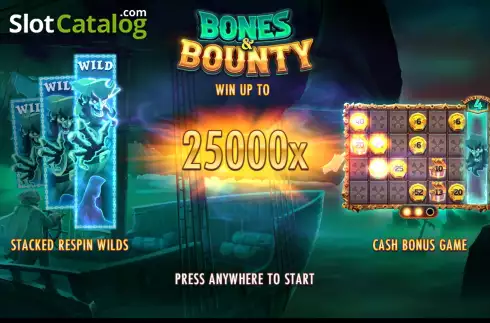 Ekran2. Bones & Bounty yuvası