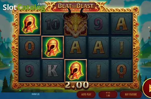 Win Screen 2. Beat the Beast Dragon’s Wrath slot