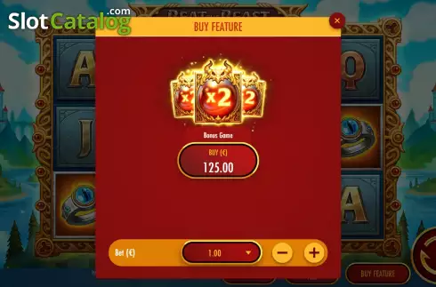 Buy Feature Screen. Beat the Beast Dragon’s Wrath slot