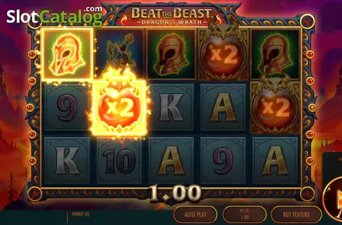 画面9. Beat the Beast Dragon’s Wrath カジノスロット