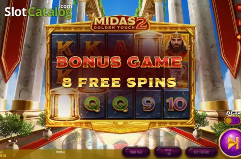 Free Spins Win Screen. Midas Golden Touch 2 slot