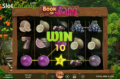 Win Screen 1. Book of Jam slot