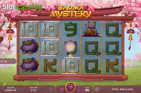 Ecran4. Sakura Mystery slot