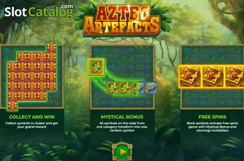 Bildschirm2. Aztec Artefacts slot