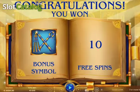 Free Spins 1. Book of Egypt (Thunderspin) slot