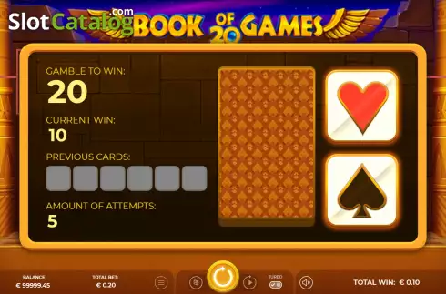 Gamble. Book of Games 20 slot