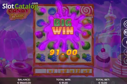 Ecran3. Candy Blast (Thunderspin) slot