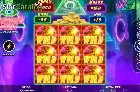 Ecran2. Illuminaty Party slot