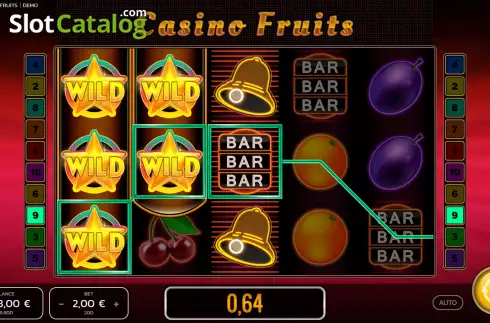 画面3. Casino Fruits カジノスロット