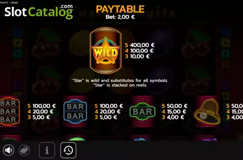 Bildschirm5. Casino Fruits slot