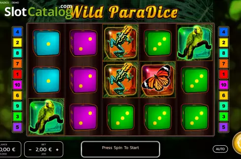 Skärmdump2. Wild Paradice slot