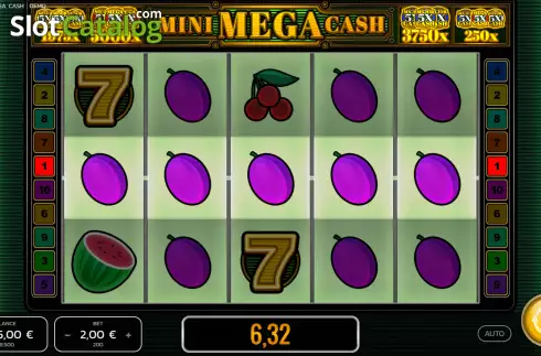 Bildschirm4. Mini Mega Cash slot