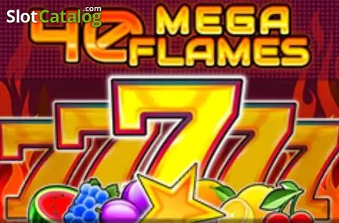 40 Mega Flames Logo