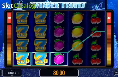 Win screen 4. Winter Fruits slot