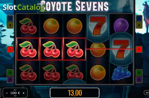Bildschirm4. Coyote Sevens slot