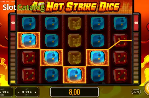 Skärmdump4. 40 Hot Strike Dice slot