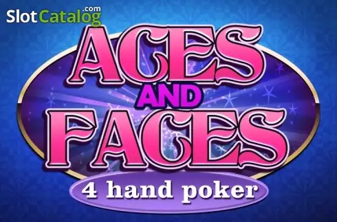 Aces and Faces 4 Hand Poker Logo