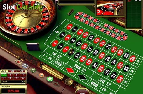 画面5. European Roulette (Tom Horn Gaming) カジノスロット