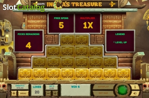 Bonus Game 2. Inca's Treasure slot