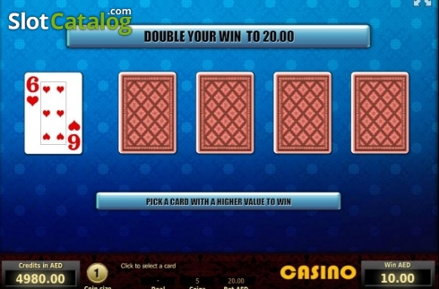 Gamble. Deuces Wild Poker 4 Hand slot