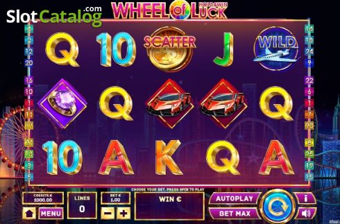 Écran2. Wheel of Luck (Tom Horn Gaming) Machine à sous