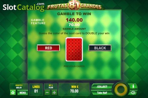 Gamble. 81 Frutas Grandes slot