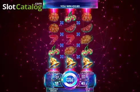Free Spins GamePlay Screen. Frutopia slot