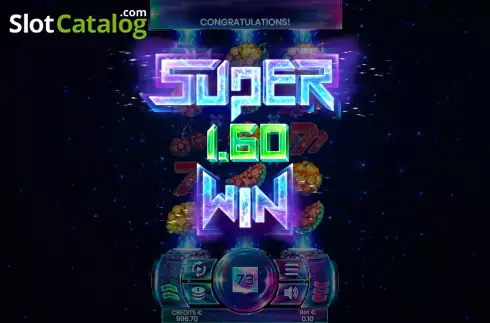 Super Win Screen. Frutopia slot