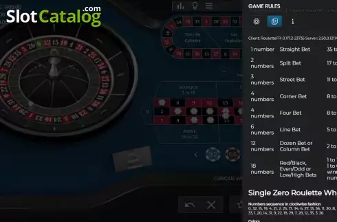 Captura de tela9. French Roulette La Partage (Tom Horn Gaming) slot