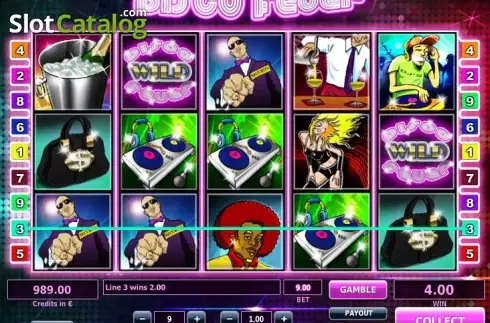 Bildschirm3. Disco Fever (Tom Horn Gaming) slot