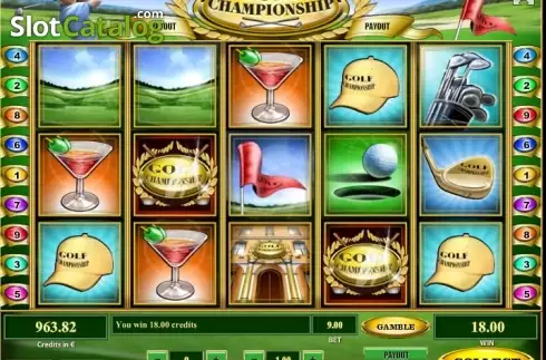Skärmdump5. Golf Championship slot