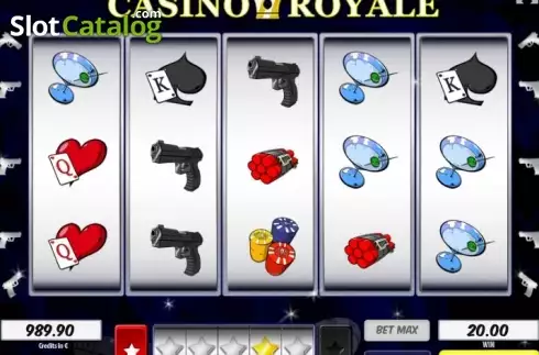 Écran5. Casino Royale (Tom Horn Gaming) Machine à sous