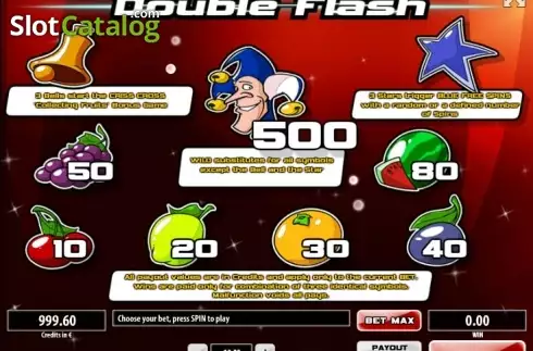 画面6. Double Flash カジノスロット