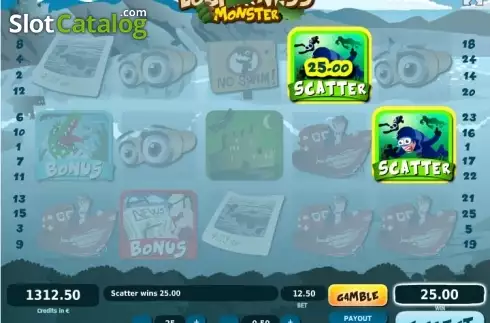 画面6. Loch Ness Monster カジノスロット