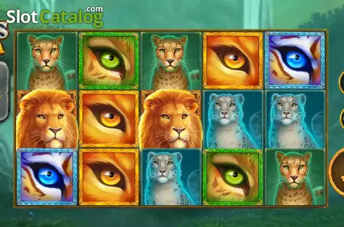 Game screen. Big Cats of India slot