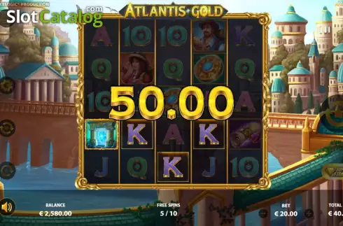 Ekran8. Atlantis Gold yuvası