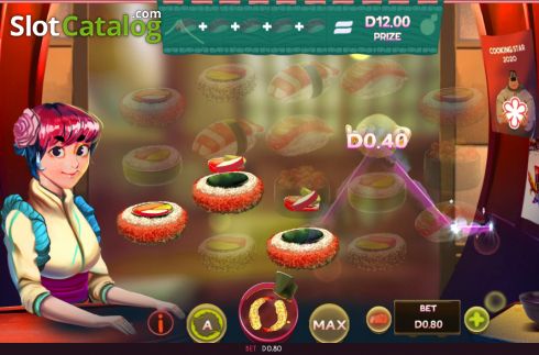 Win screen 3. Tomoe's Sushi Bar slot