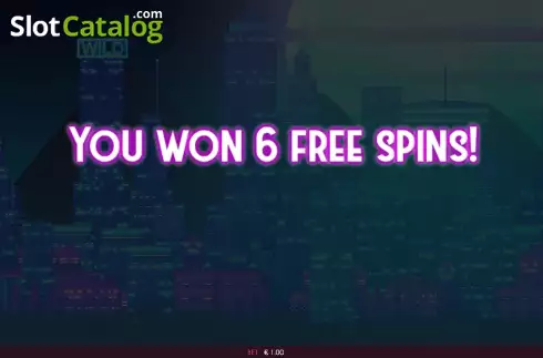 Free Spins Win Screen 2. Sunset Highways Cherry slot