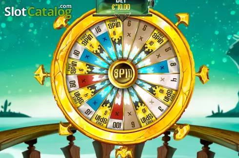Bonus Wheel Win Screen. Bounty Seas slot