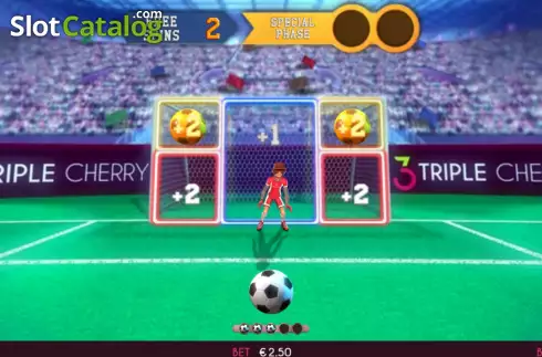 Bonus Game - Free Spins screen 2. Wild Cup Soccer slot