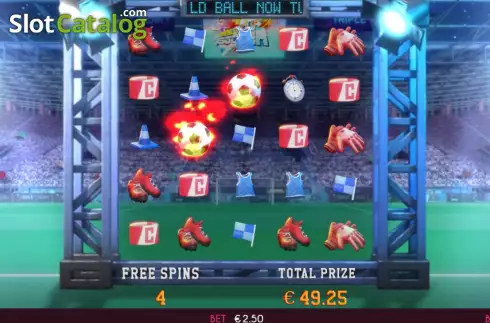 Bonus Game - Free Spins screen 4. Wild Cup Soccer slot