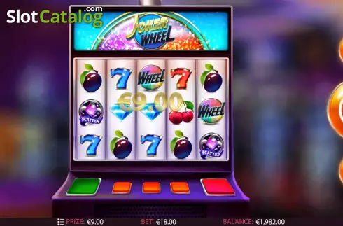 Win screen 2. Joker Wheel slot