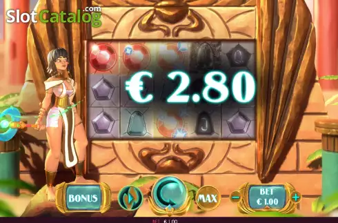 Win screen 2. Jade of Cleopatra slot